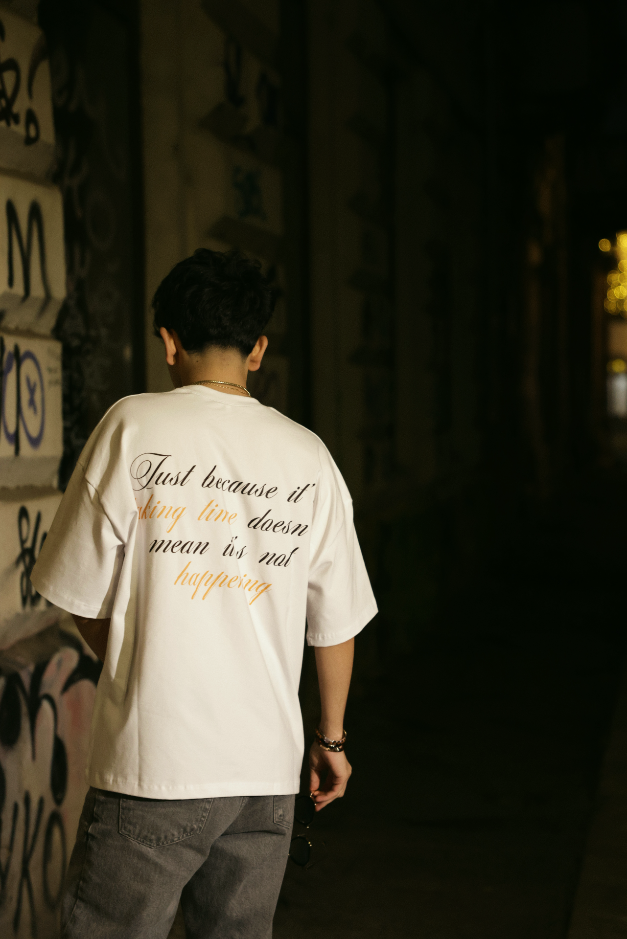 MRTW IT WILL HAPPEN (WHITE&ORANGE)